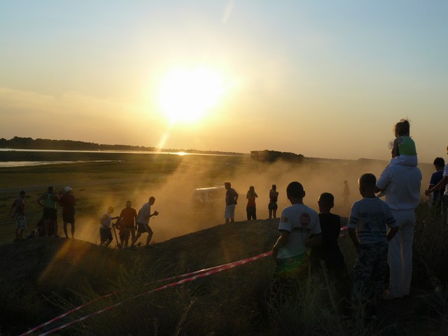 Закат солнца на Ахтубе. День археолога.